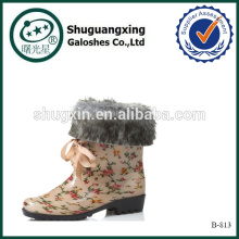 ladies women shoes Thailand rubber rain boot| B-813